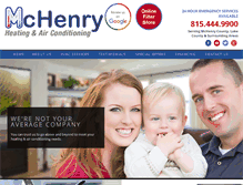 Tablet Screenshot of mchenryheating.com